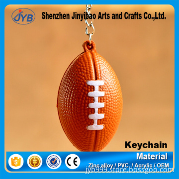 hot sale custom shape soft foam anti stress ball keychain